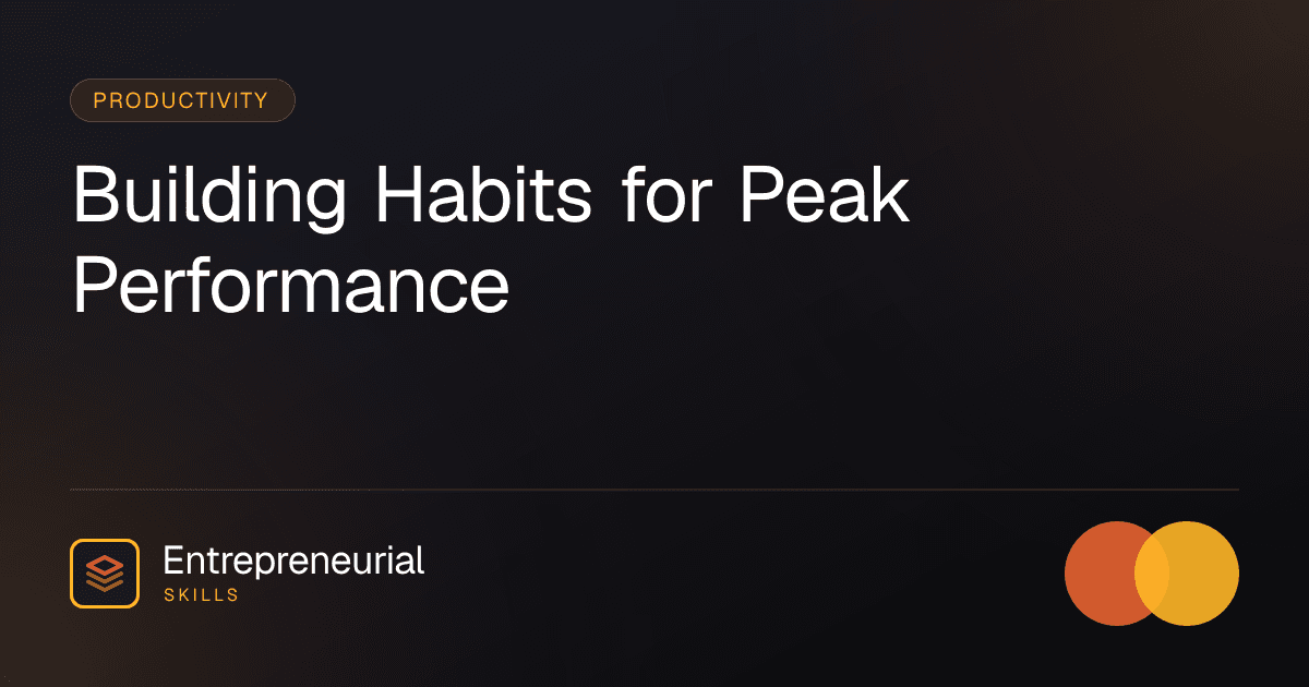 productivity for startups