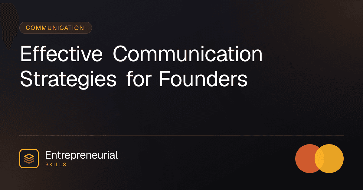 communication for startups