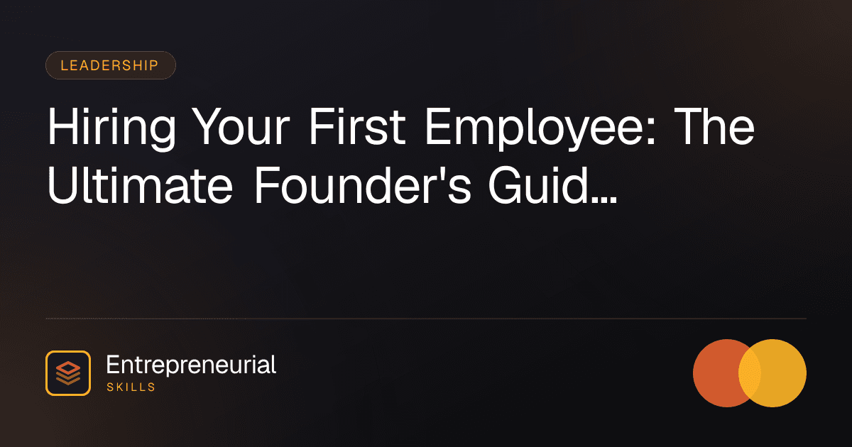 hiring first employee