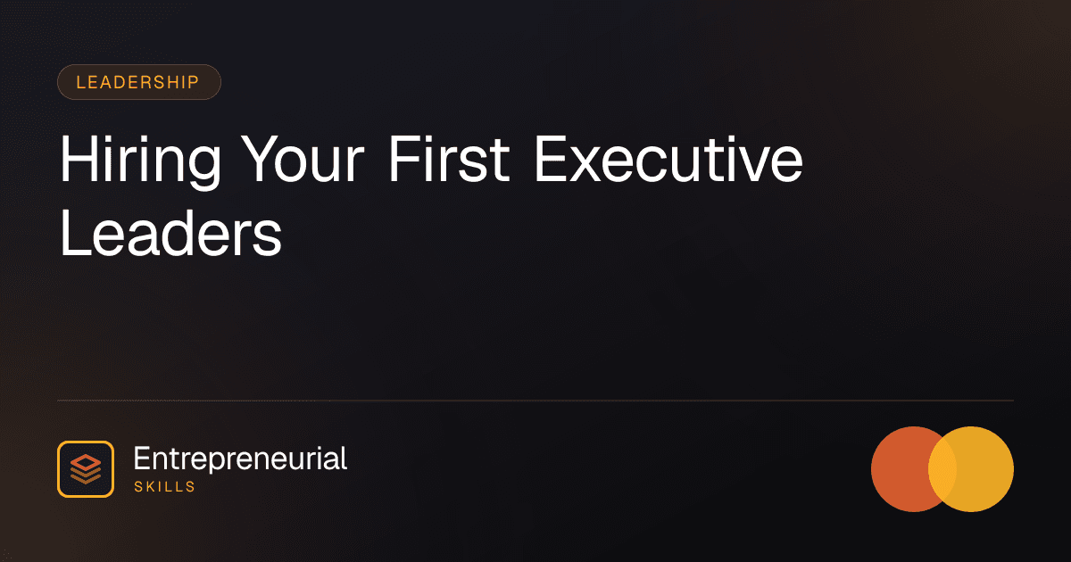leadership for startups