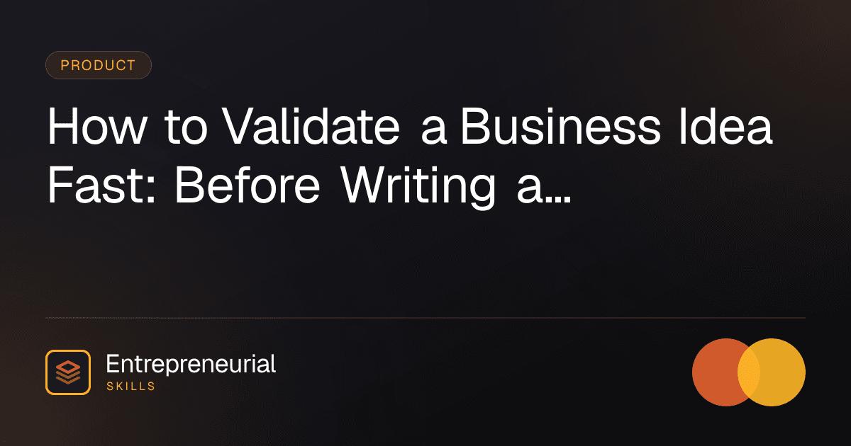 validate business idea