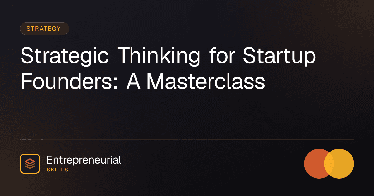 strategic thinking for startups