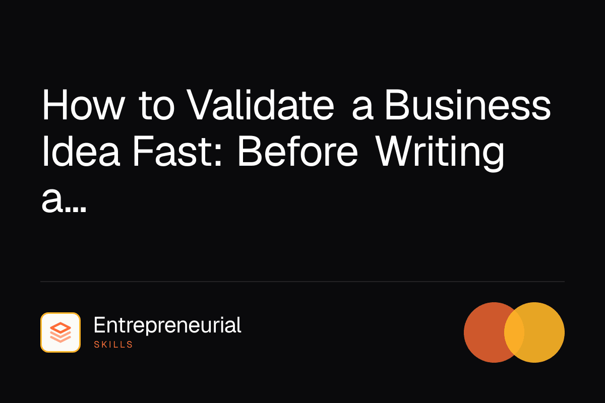 validate business idea