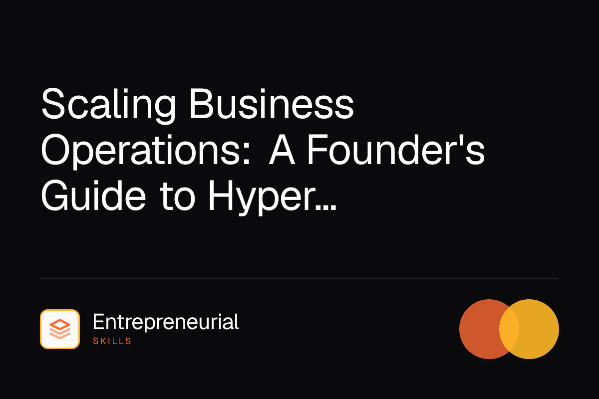 scaling business operations