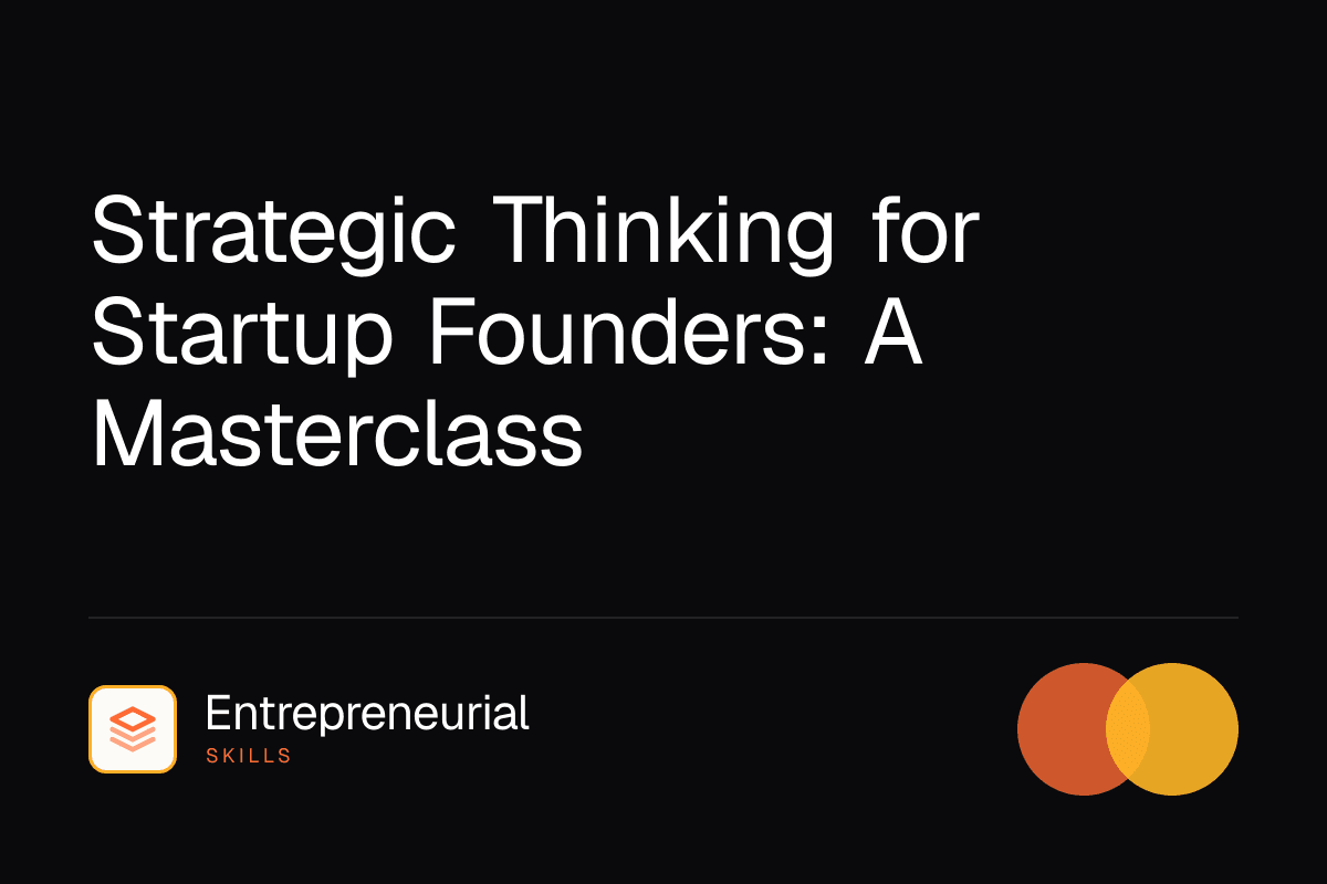 strategic thinking for startups