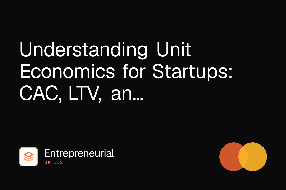 unit economics startup